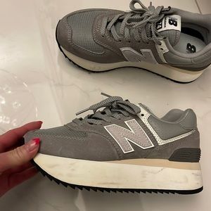 New balance Grey double decker